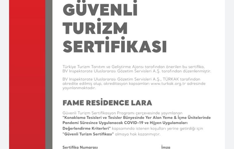 Fame Residence Lara & Spa
